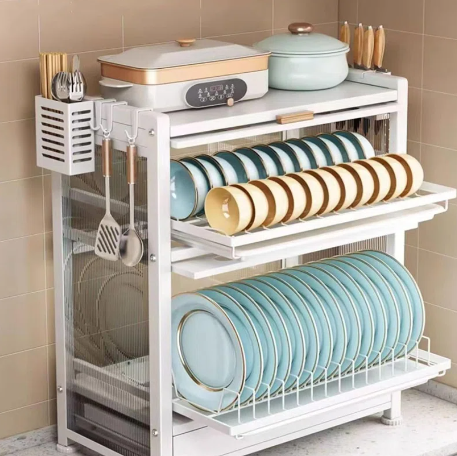 ⭐Kitchen Dish Storage with Drawers⭐ (🔥Sale🔥)