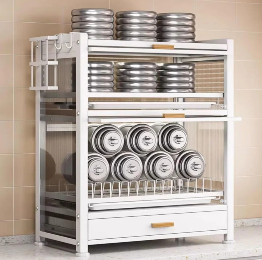 ⭐Kitchen Dish Storage with Drawers⭐ (🔥Sale🔥)